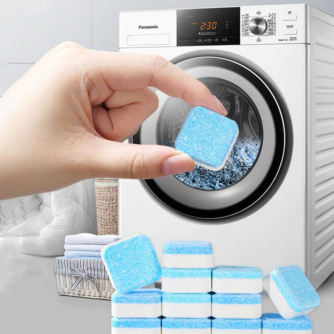 12 Pcs Washing Tank Cleaner