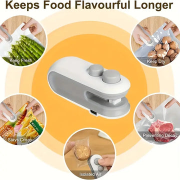 2-in-1 Rechargeable Mini Sealing Machine