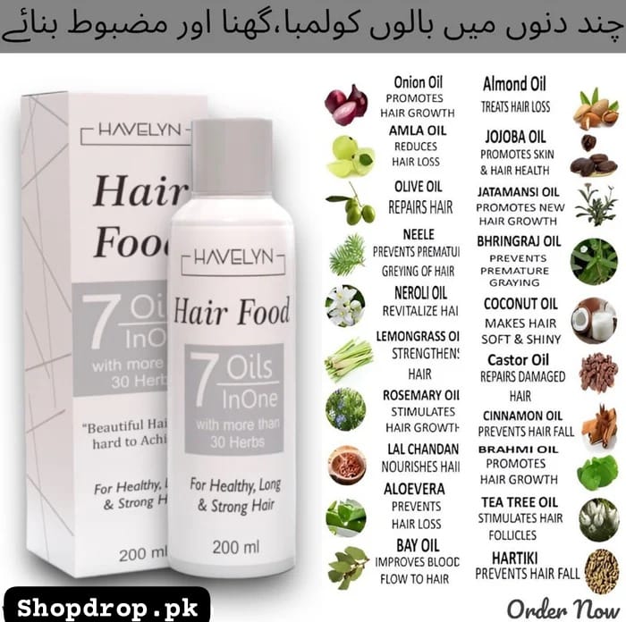 HAIR FOOD OIL & Shampoo (Guaranteed Result)
