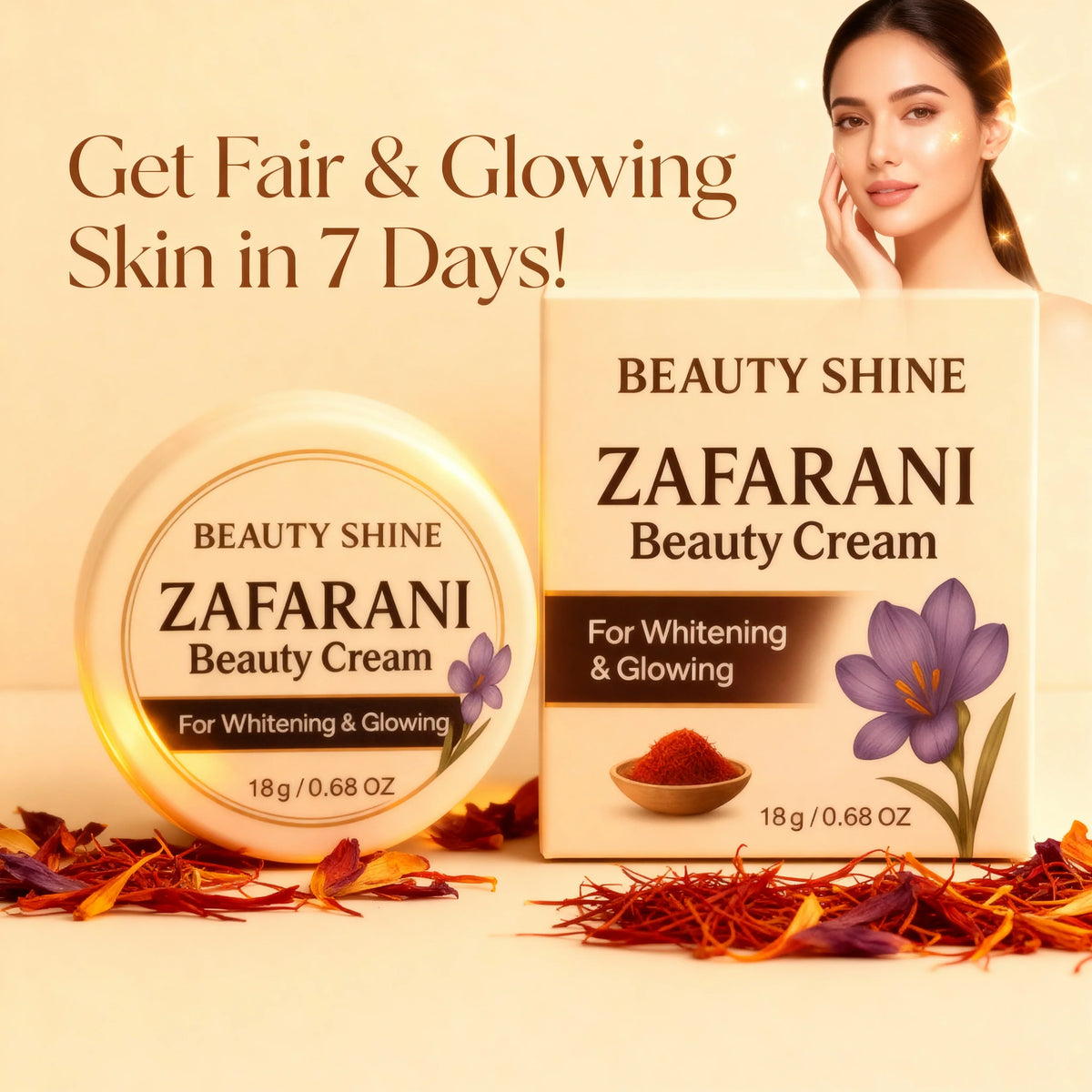 ZAFRANI Gold Brightening  & Glowing Beauty Cream