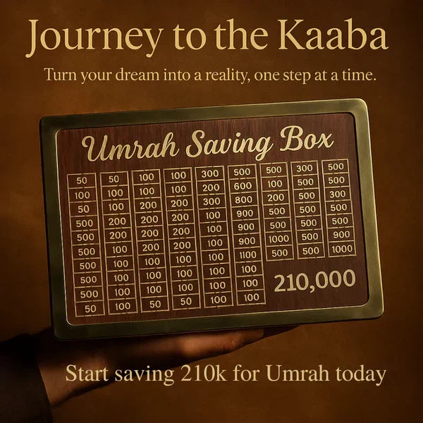 🕋 Umrah Saving Box (Buy 1 Get 1 Free)🕋