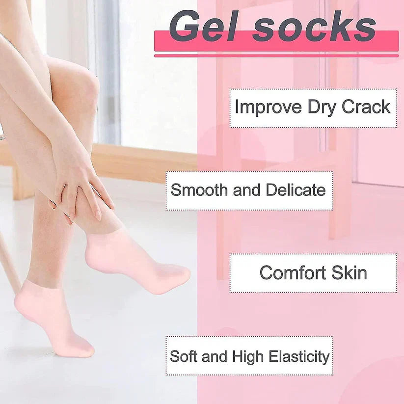 Silicone Moisturizing Socks & Gloves (Premium Quality)