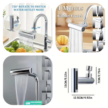 4 Modes Universal Shower Faucet (Imprted Quality)