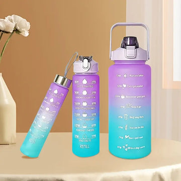 3Pcs/Set Large Capacity Leakproof Water Bottles