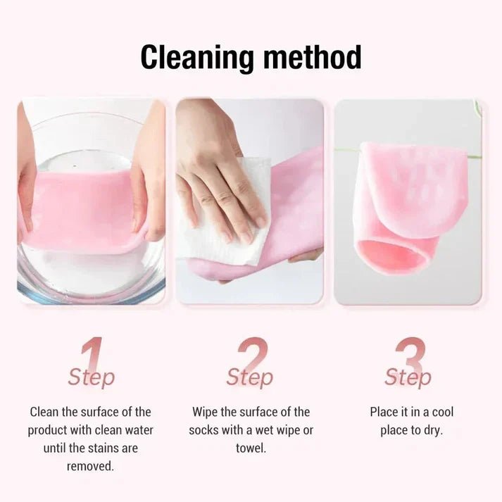 2 Pcs Moisturising Spa Gel Socks