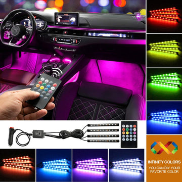 CAR ATMOSPHERE LIGHT REMOTE OPERATED 36LEDS
