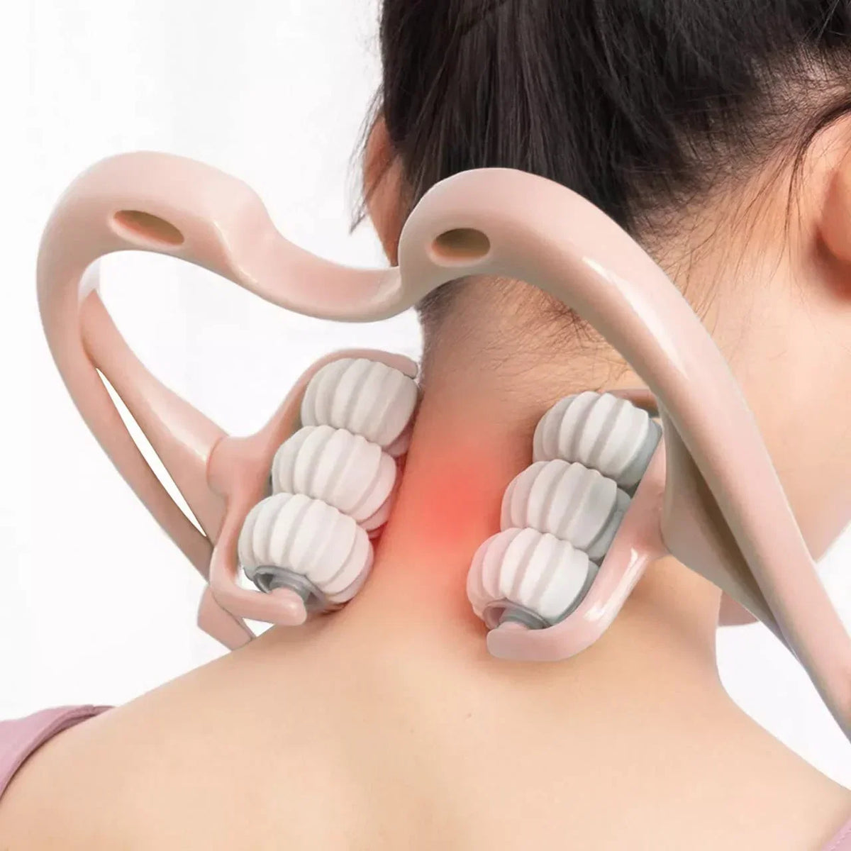 6 Wheel Pressure Point Neck Massager