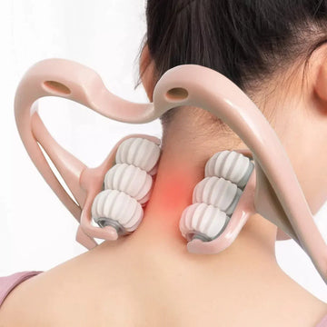 6 Wheel Pressure Point Neck Massager
