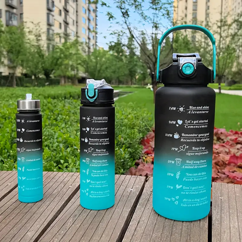 3Pcs/Set Large Capacity Leakproof Water Bottles