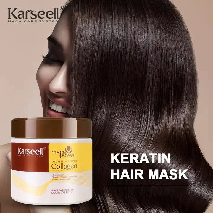 KVN Collagen Hair Treatment Mask For Dry Damaged & All Hair Types - 500ml