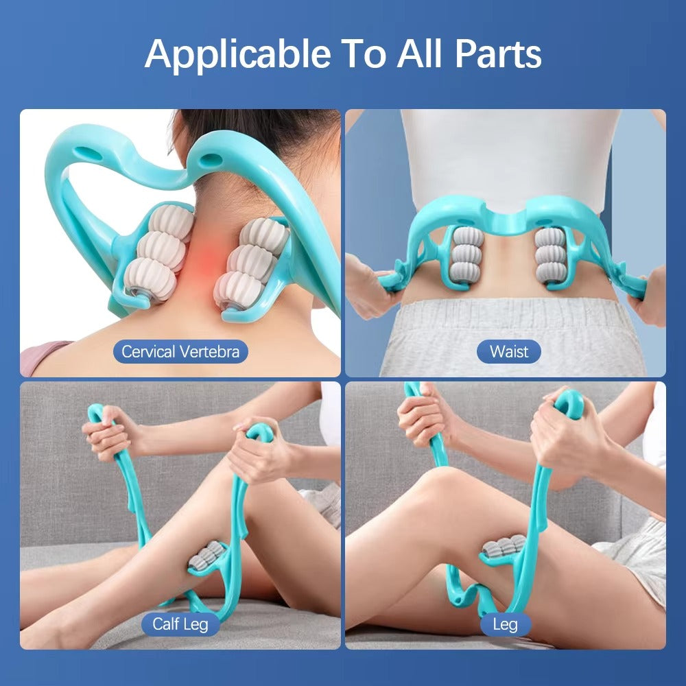 6 Wheel Pressure Point Neck Massager