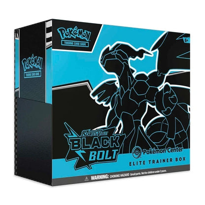Pokémon TCG Scarlet & Violet Black Bolt Pokémon Center Elite Trainer Box – 11 Booster Packs & Exclusive Thundurus Promos