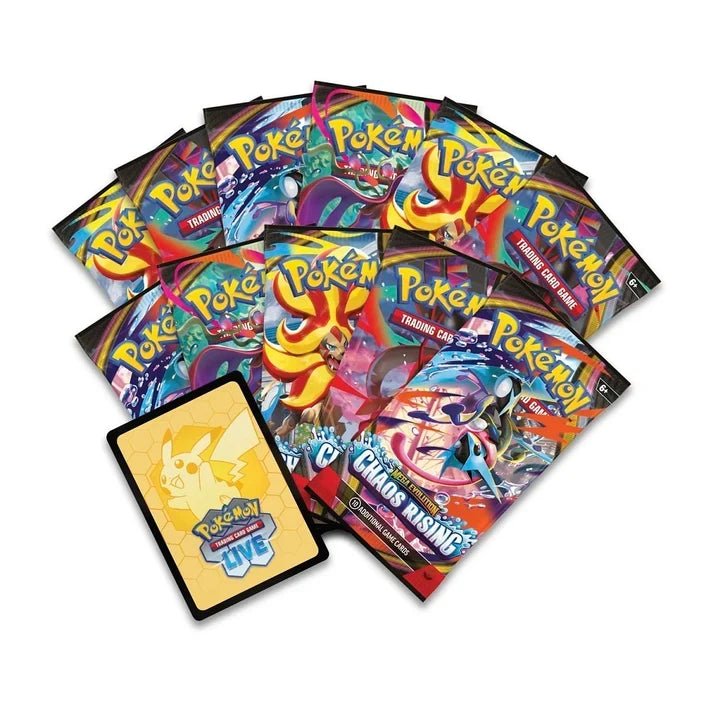 Pokémon TCG Mega Evolution Chaos Rising Pokémon Center Elite Trainer Box – 11 Booster Packs & Exclusive Fennekin Promos