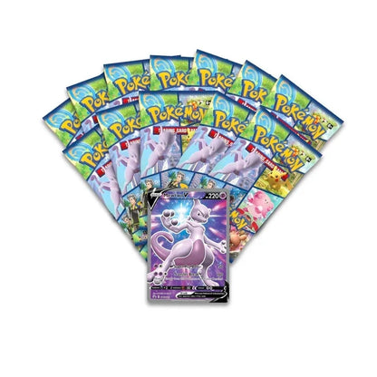 Pokémon TCG Pokémon GO Pokémon Center Elite Trainer Box Plus – 12 Booster Packs, Mewtwo V Promo & Premium Metal Accessories