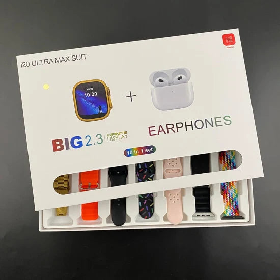 10 IN 1 SMART WATCH SET + EARPHONES