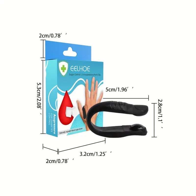 Magnetic Sugar Control LI4 Acupressure Point Clip