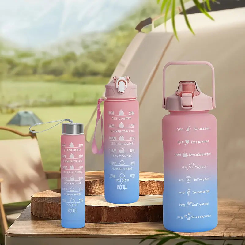 3Pcs/Set Large Capacity Leakproof Water Bottles