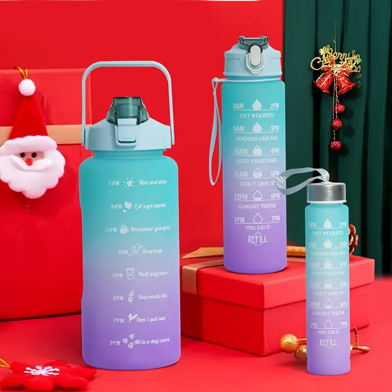 3Pcs/Set Large Capacity Leakproof Water Bottles