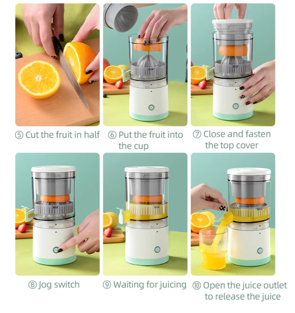 2 IN 1 Rechargeable & Electric Citrus Juicer