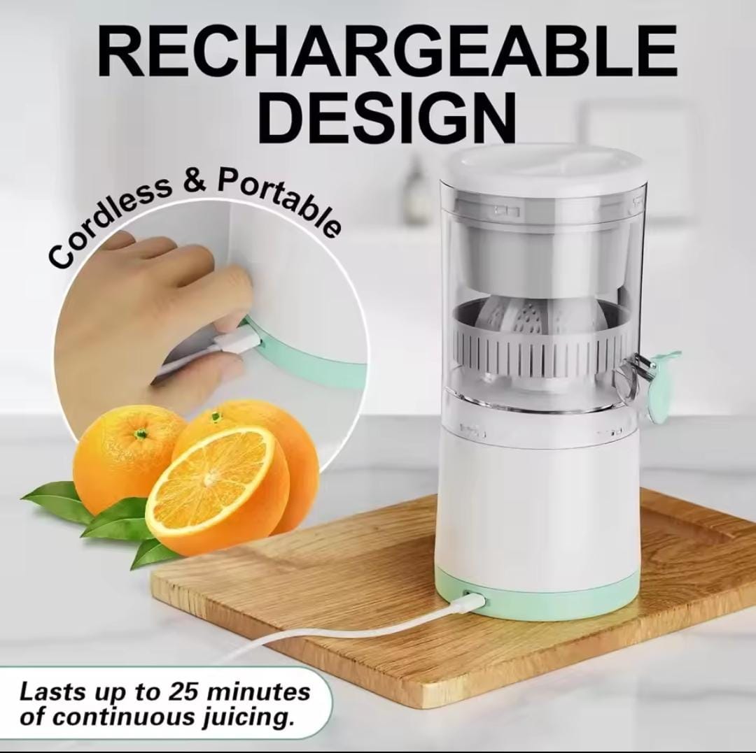 2 IN 1 Rechargeable & Electric Citrus Juicer (Heavy Quality)