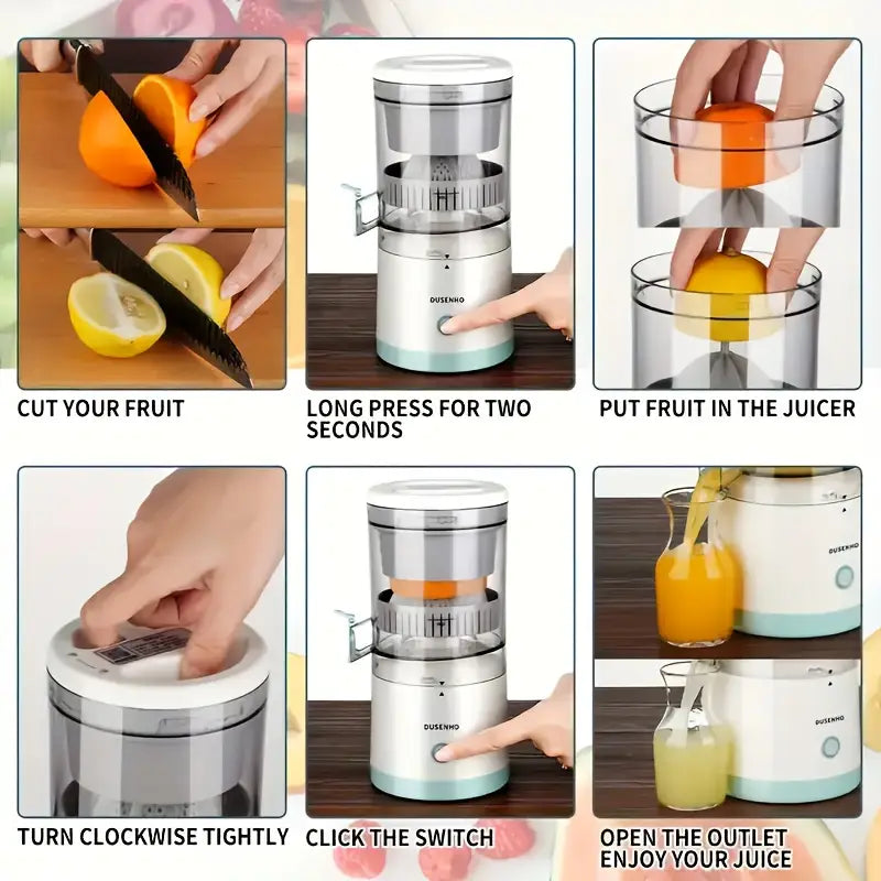 2 IN 1 Rechargeable & Electric Citrus Juicer (Heavy Quality)